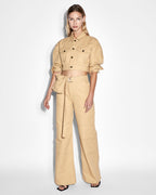 WOMENS KOMMAND CARGO CARAMEL PANTS