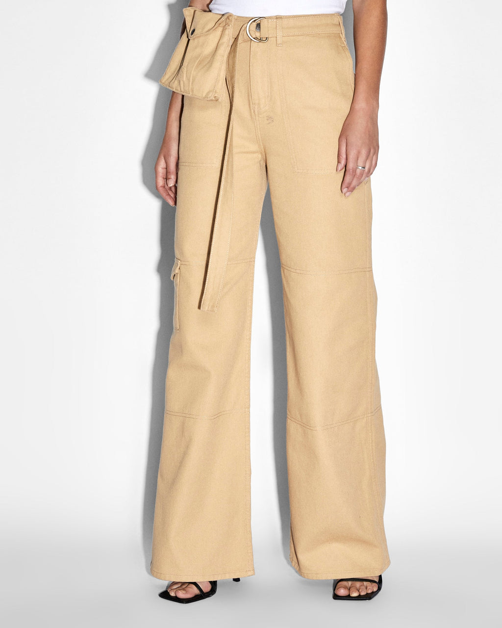 WOMENS KOMMAND CARGO CARAMEL PANTS