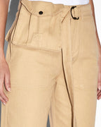 WOMENS KOMMAND CARGO CARAMEL PANTS