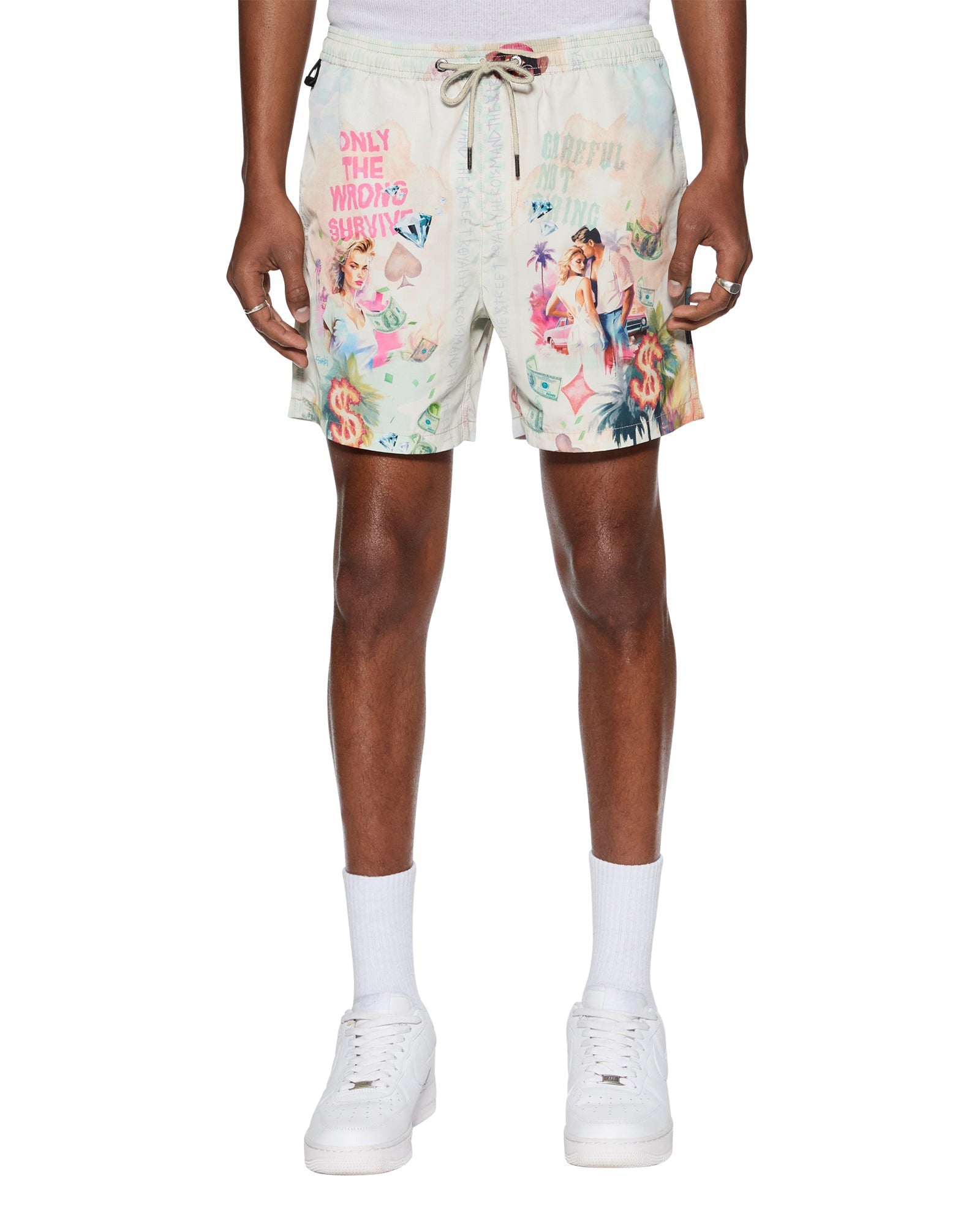 MENS WORLD ORDER BOARDSHORT MULTI REGULAR WALKSHORTS