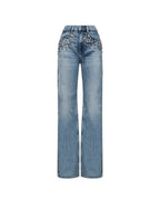 Womens Frontier Soho Kulture Krystal Bootcut Denim Jeans - Denim