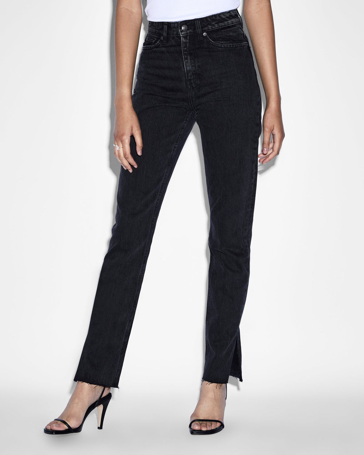 WOMENS MELROSE ONYX DENIM JEANS