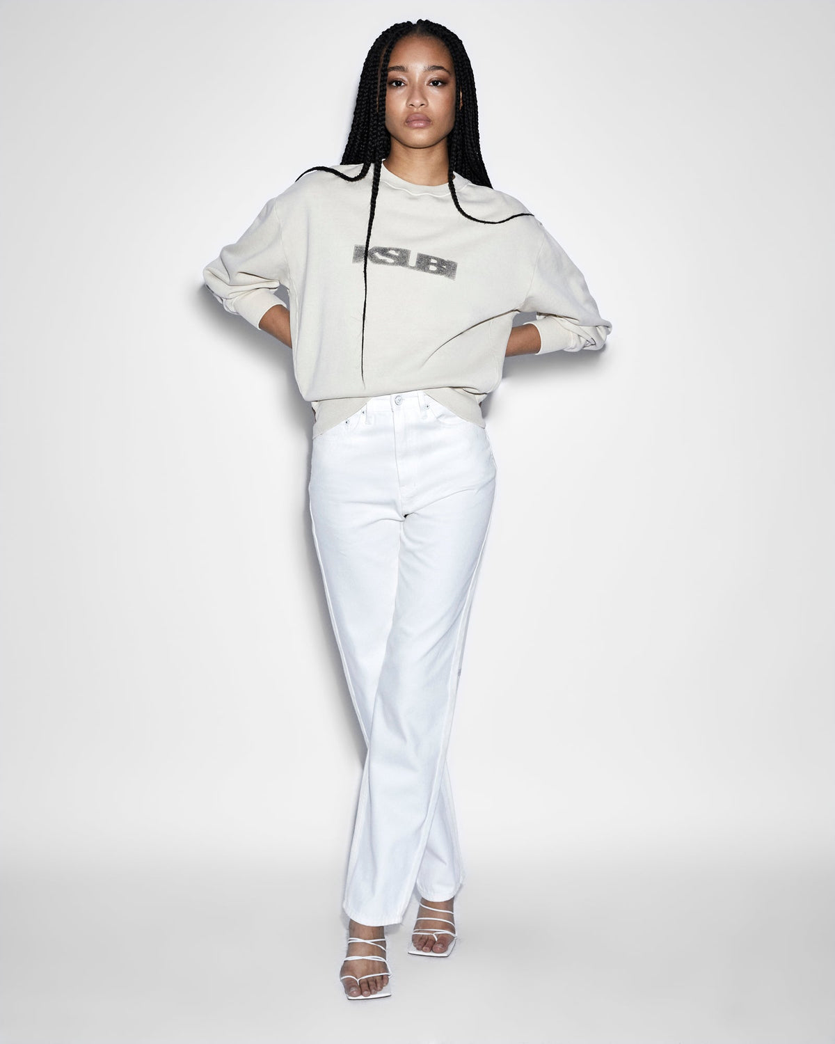 WOMENS PLAYBACK BLANC REVIVAL DENIM JEANS