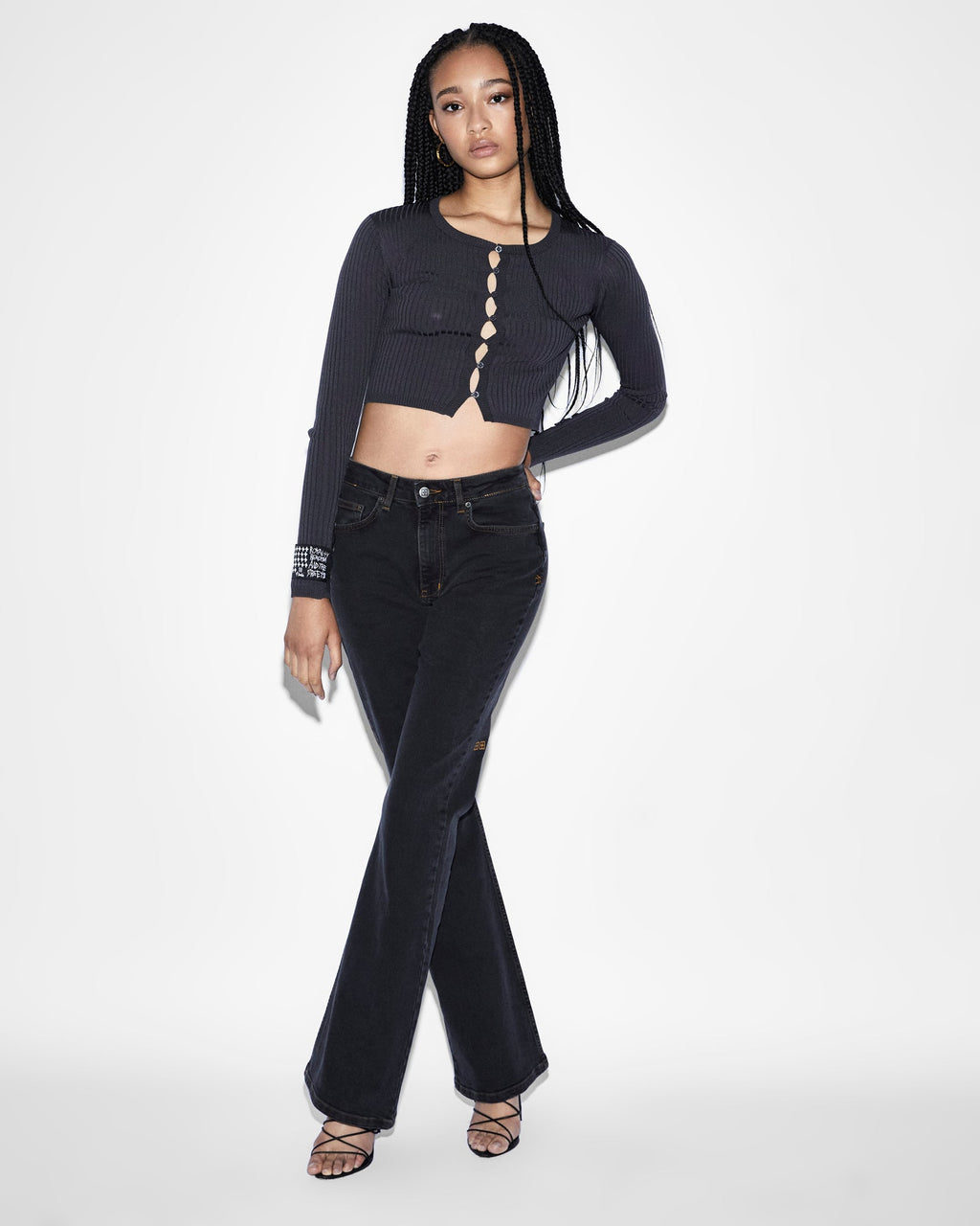 WOMENS TRANSCEND CARDI SILVER FASHION TOPS