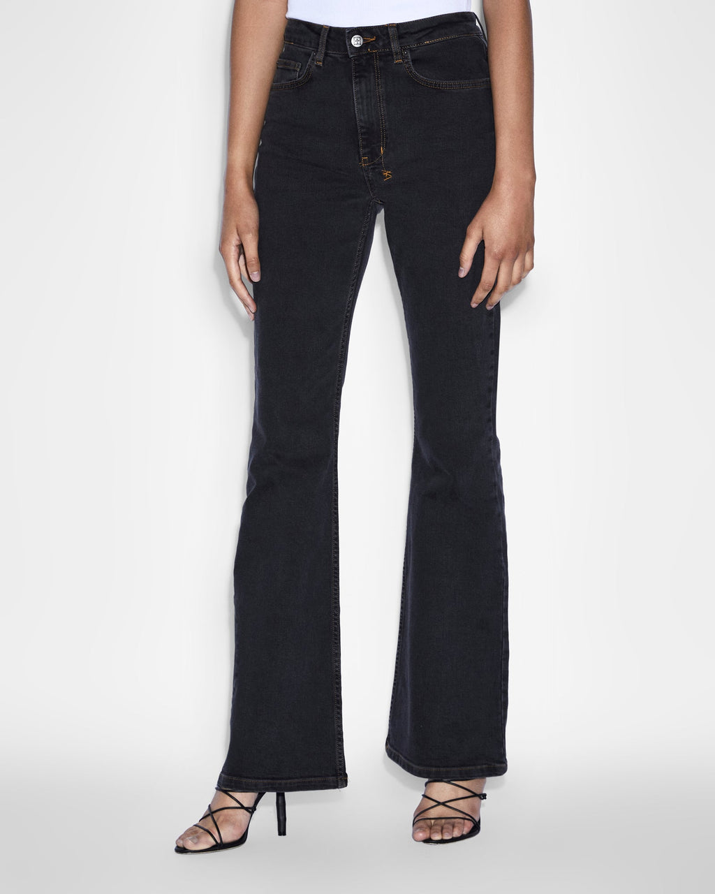 Womens Soho Raven Flare Denim Jeans - Black