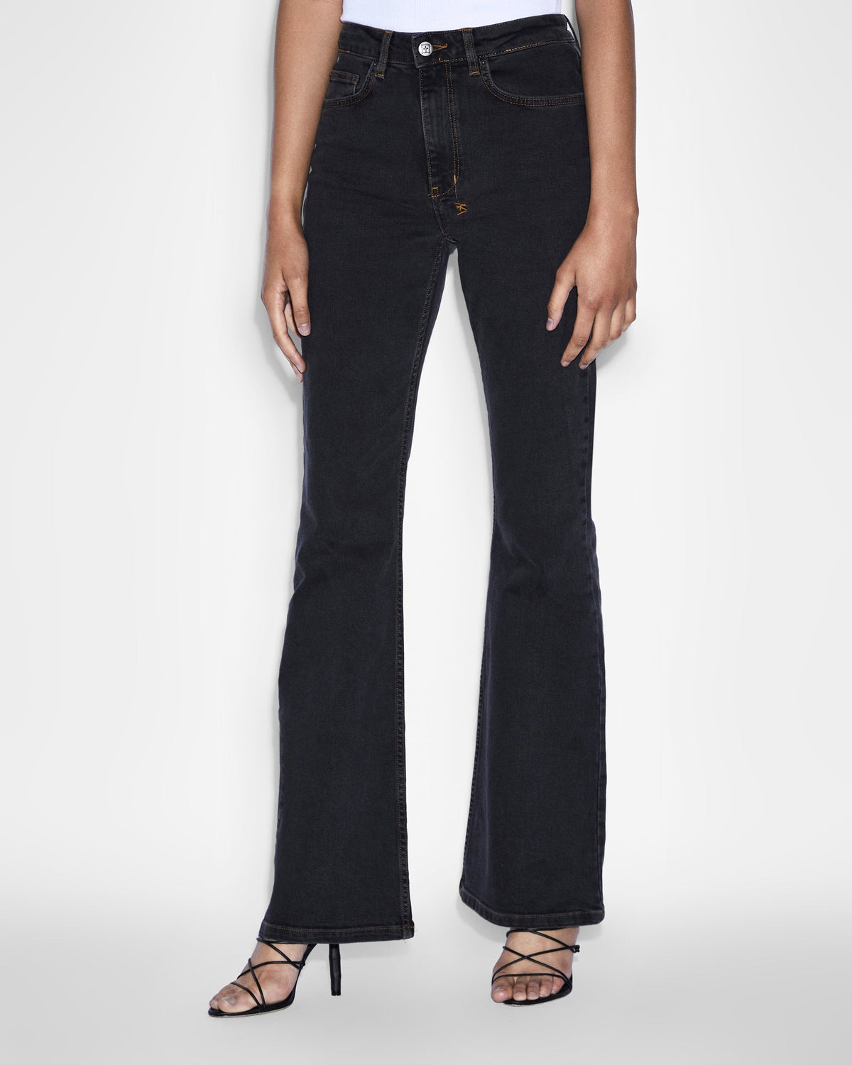 Womens Soho Raven Flare Denim Jeans - Black