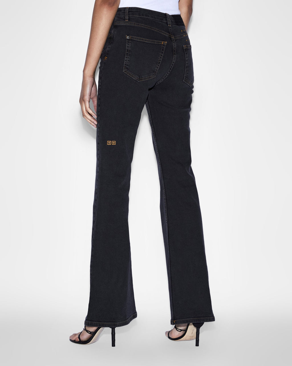 Womens Soho Raven Flare Denim Jeans - Black
