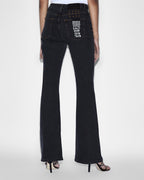 Womens Soho Raven Flare Denim Jeans - Black