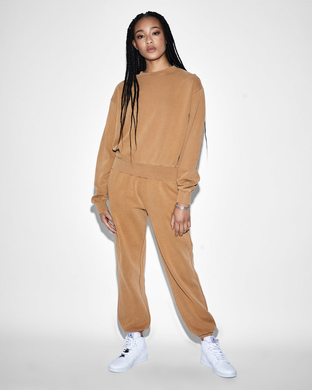 WOMENS 3 X 4 KLASSIC CREW SUNKISSED FLEECE