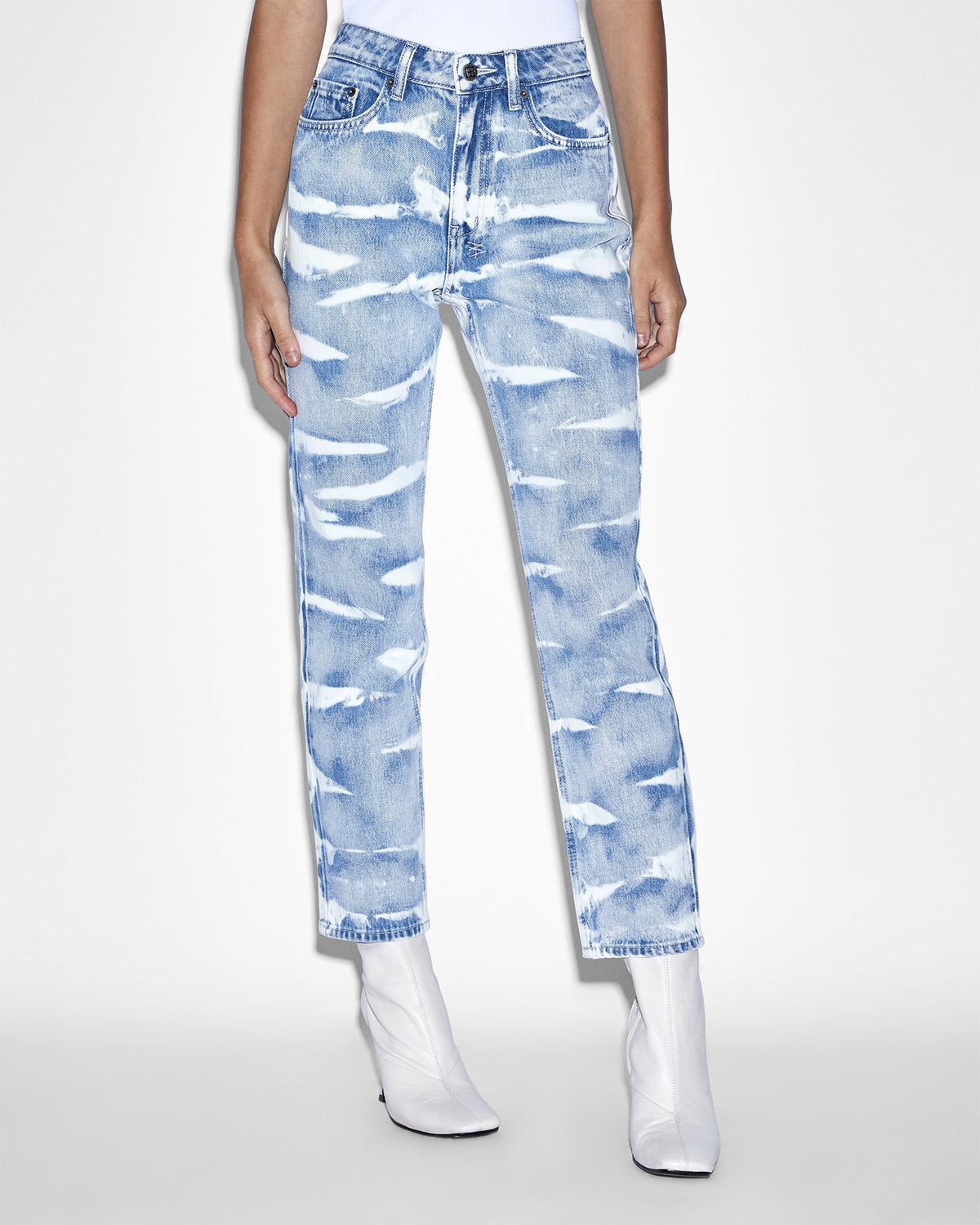 Womens Nine O Motley Slim Denim Jeans - Multi Colour