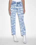 Womens Nine O Motley Slim Denim Jeans - Multi Colour
