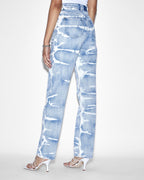 WOMENS PLAYBACK MOTLEY DENIM JEANS