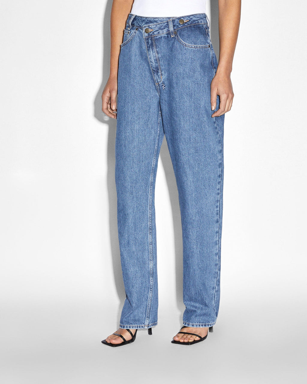 Womens Relax Jean Heritage Relaxed Denim Jeans - Denim