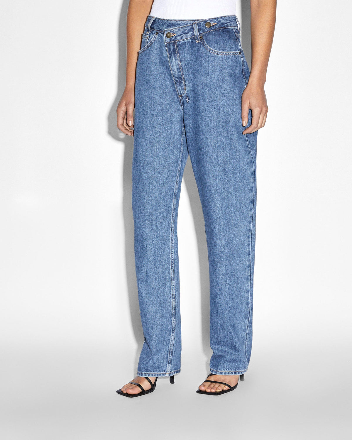 Womens Relax Jean Heritage Relaxed Denim Jeans - Denim