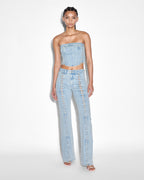 WOMENS BUSTIER DOVE LACED FASHION TOPS