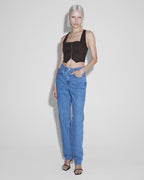 WOMENS REBEL TOP UMBER FASHION TOPS