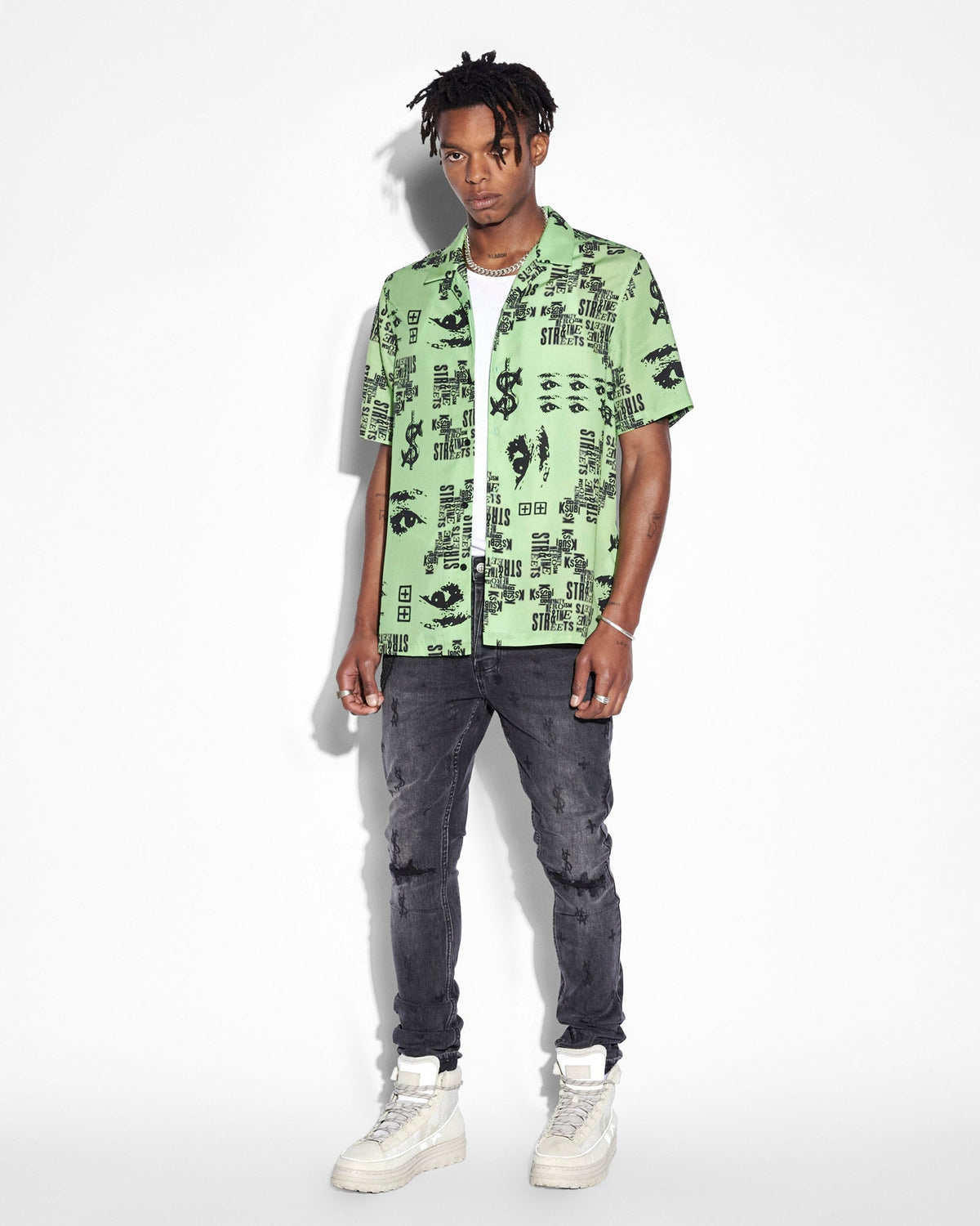 GRAFF RESORT SS SHIRT GREEN