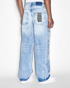 Mens Maxx Autograph Baggy Denim Jeans - Denim