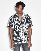 Mens Ikonik Resort Ss Shirt Multi Regular Shirts - Multi Colour