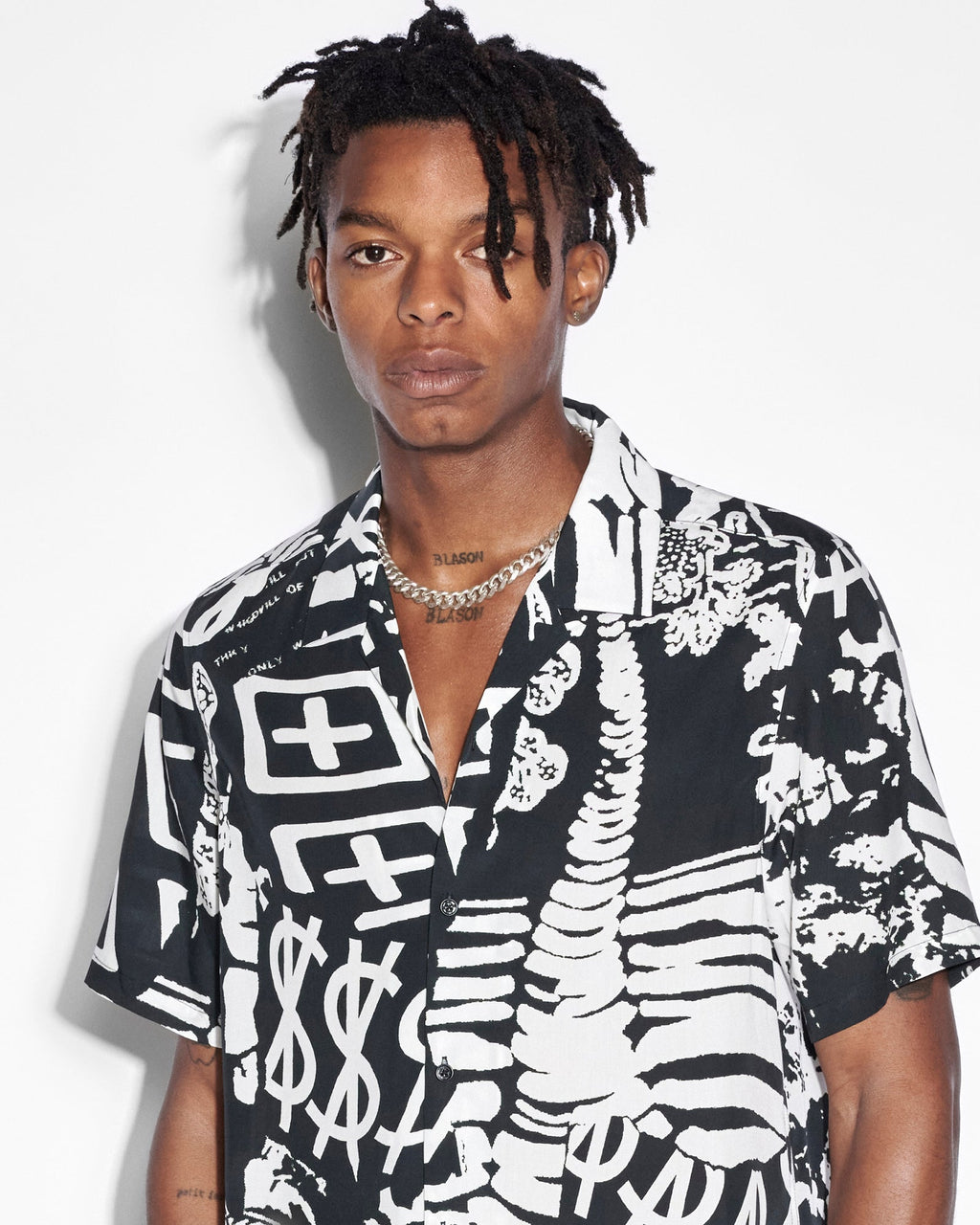 Mens Ikonik Resort Ss Shirt Multi Regular Shirts - Multi Colour