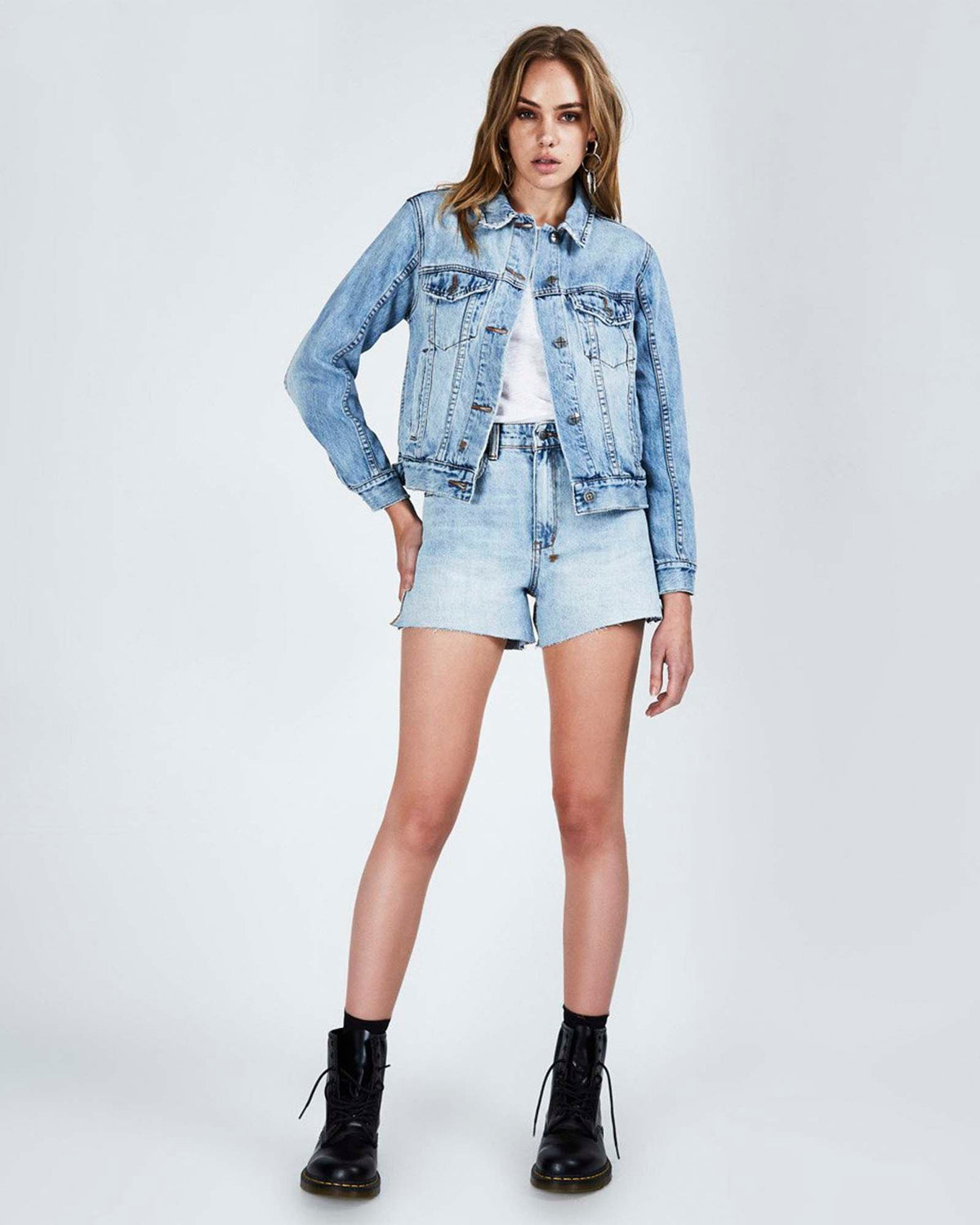 Womens Classic Jacket Underrated Blue Regular Jackets - Denim