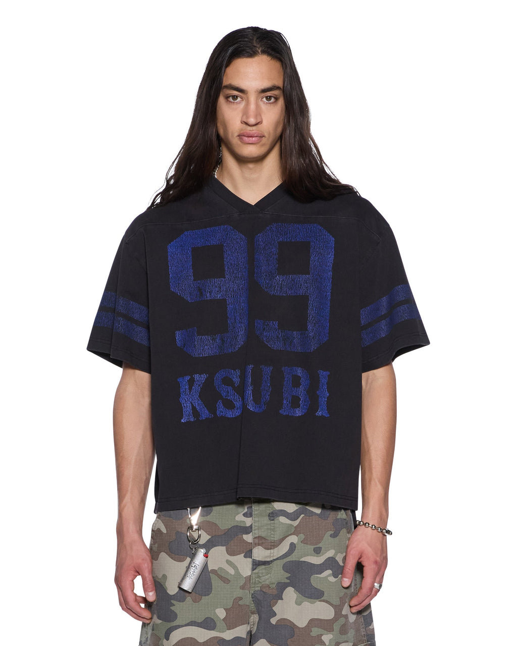 MENS SUPER 99 SS DUKE TEE OLD BLACK TEES