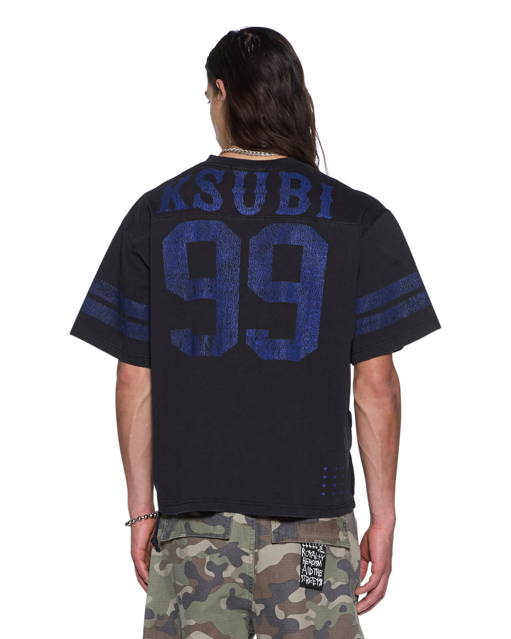 MENS SUPER 99 SS DUKE TEE OLD BLACK TEES