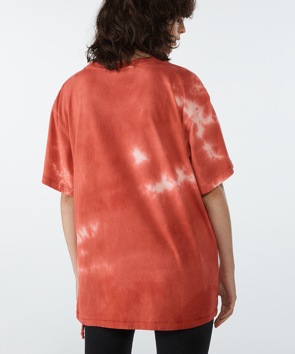 SUPER NATURE SS TEE RED DYE