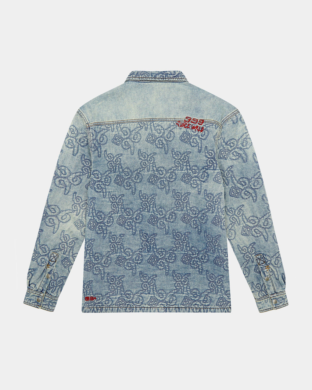 QUILTED LS SHIRT K9 STONED