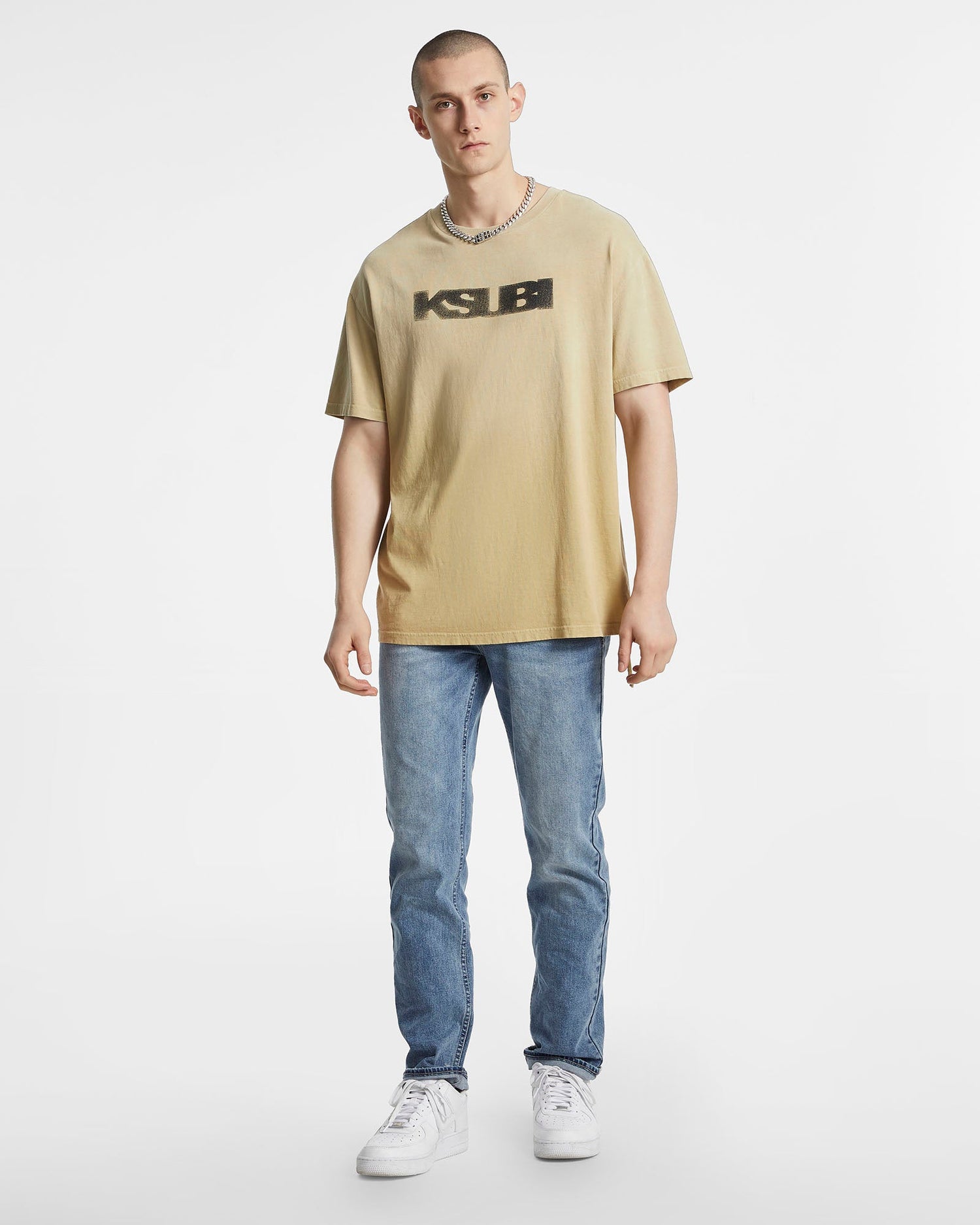 SIGN OF THE TIMES BIGGIE SS TEE CAMEL